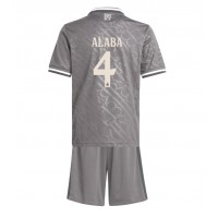 Dětský fotbalový dres Real Madrid David Alaba #4 2024-25 Třetí Krátký Rukáv (+ trenýrky)